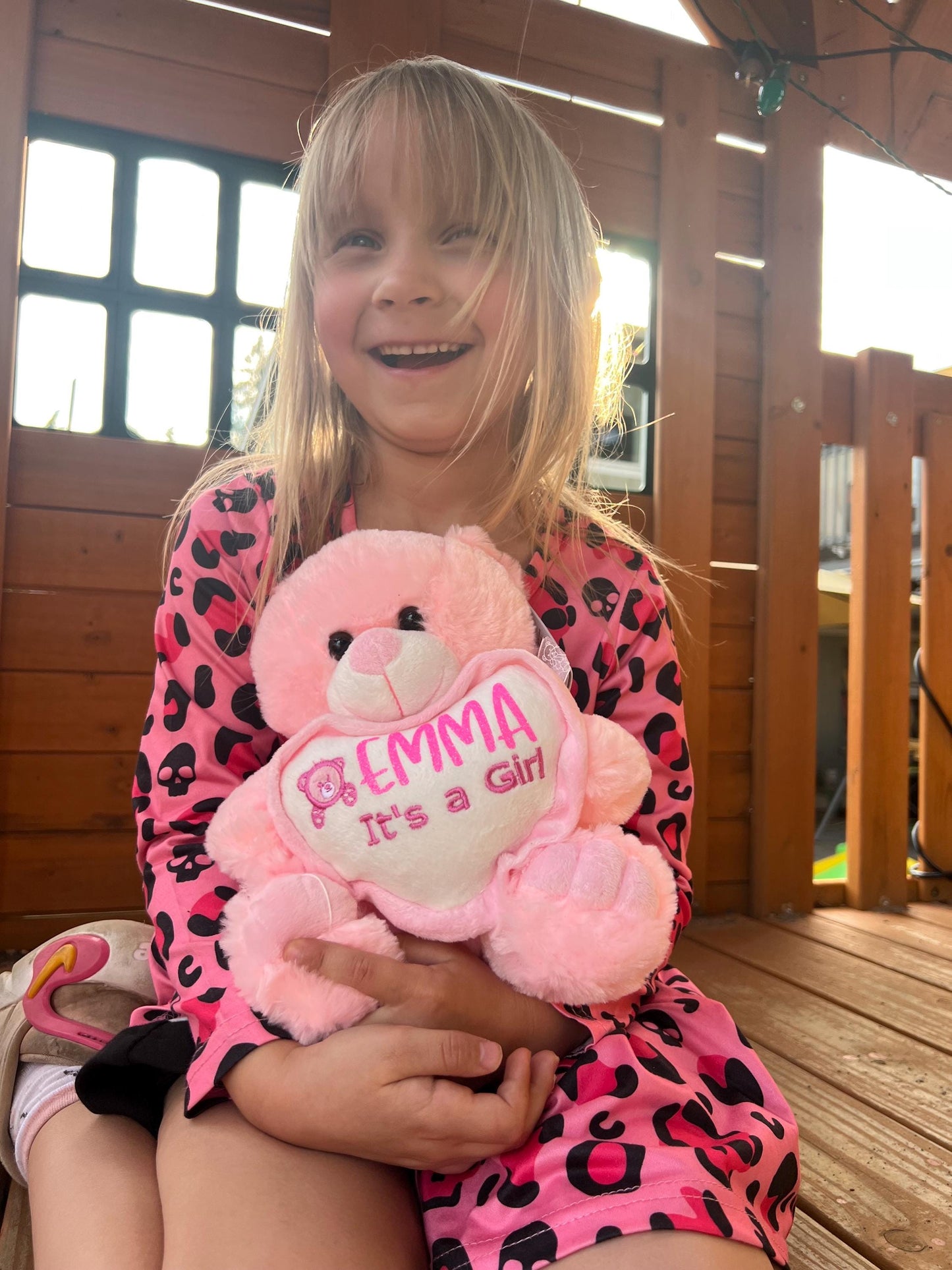 Customizable Blue or Pink ‘It’s a Boy or Girl ’ Teddy Bear with Personalized Name – Unique Baby Gift!