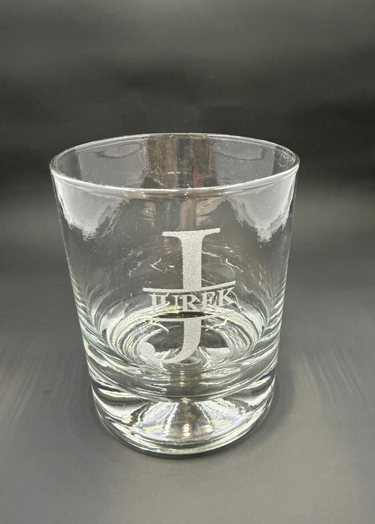 Laser Engraved Personalized Whiskey Glass – Custom 11oz Tumbler