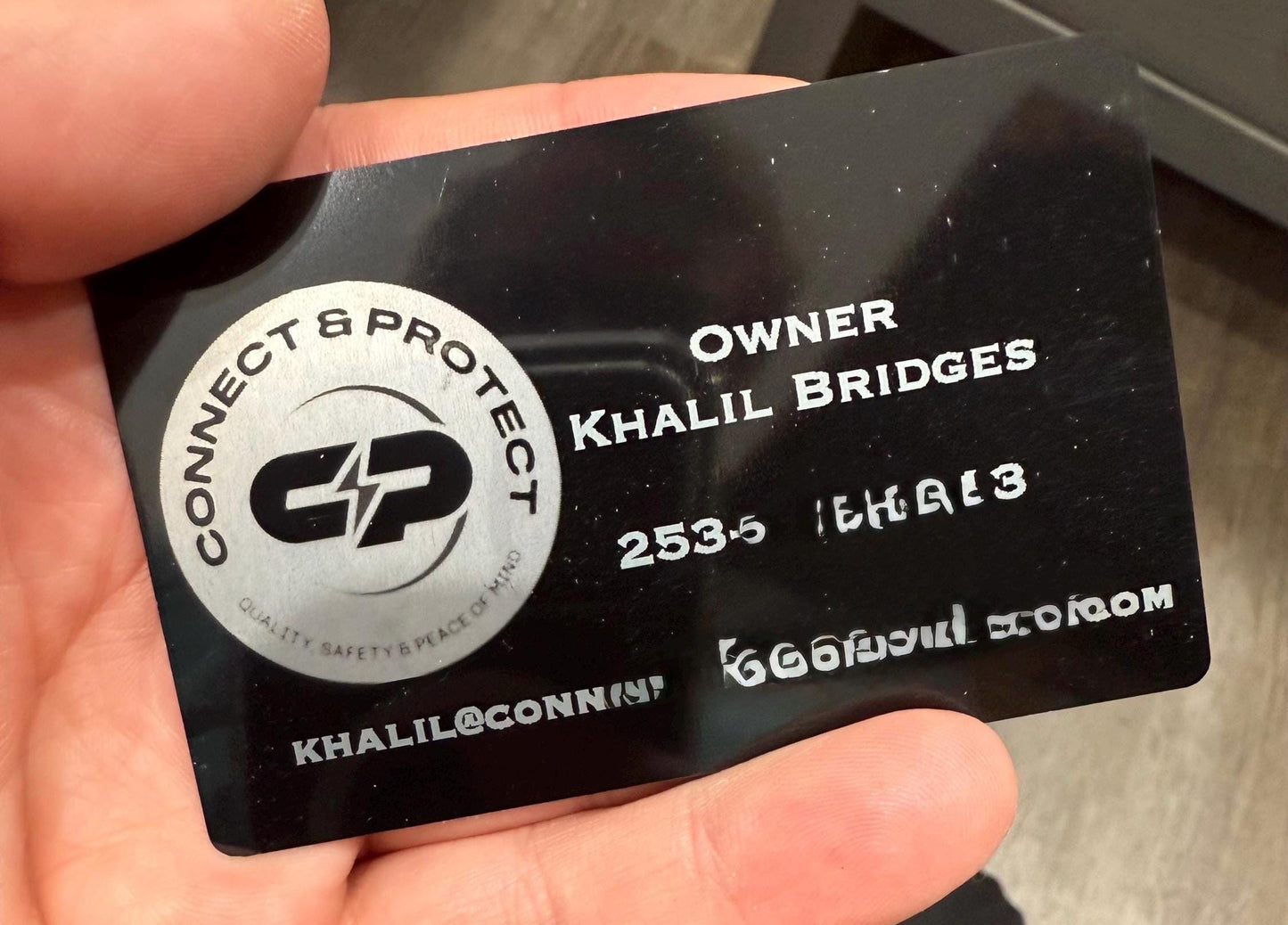 Custom Laser Engraved Metal Business Cards