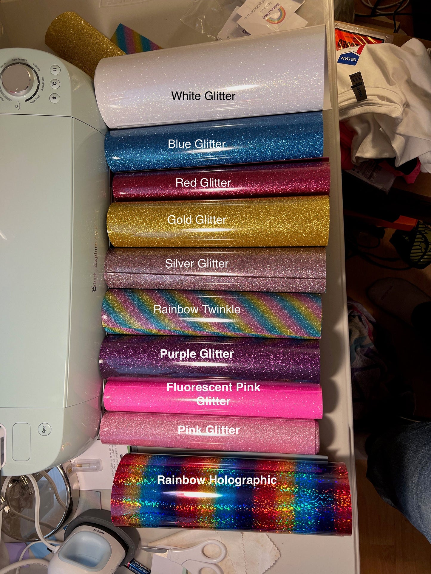 Personalized White Unicorn Plush with Hearts and special occasion gift