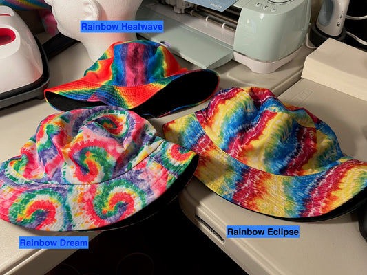 Rainbow Daddy Sun Bucket Hat various colors Pride and LGTBQ Friendly Personalized