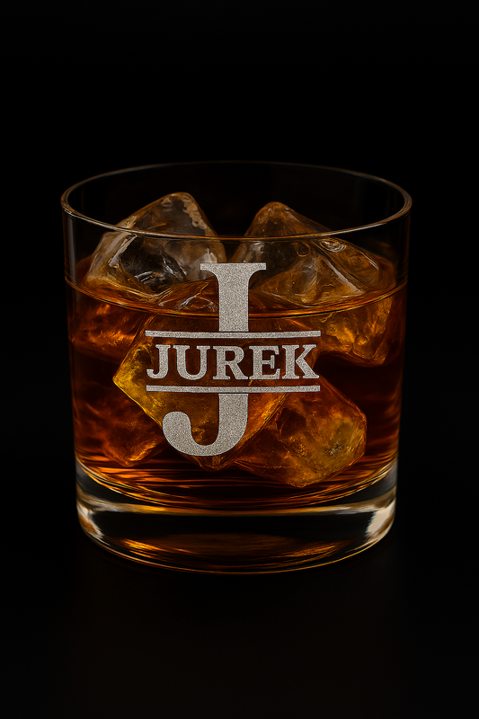 Laser Engraved Personalized Whiskey Glass – Custom 11oz Tumbler